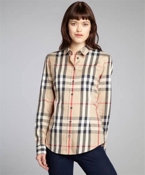 burberry blouse heren wit|Women's Burberry Blouses .